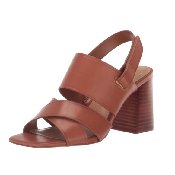 Vince Camuto Shoes - Vince Camuto Women's Bebendy Block Heel Sandal Heeled brown size: 5